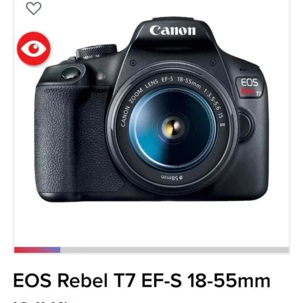Digital Camera - EOS Rebel T7 EF - S